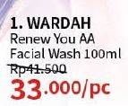 Promo Harga Wardah Renew You Face Wash 100 ml - Guardian