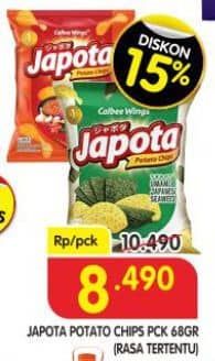 Promo Harga Japota Potato Chips 68 gr - Superindo