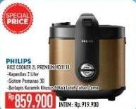 Promo Harga PHILIPS HD3030 | Rice Cooker  - Hypermart