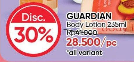 Promo Harga GUARDIAN Body Lotion All Variants 235 ml - Guardian