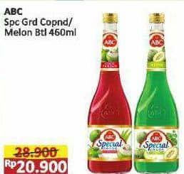 Promo Harga ABC Syrup Special Grade Melon, Coco Pandan 485 ml - Alfamart