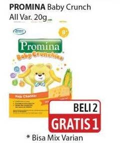 Promo Harga Promina 8+ Baby Crunchies All Variants 20 gr - Alfamidi