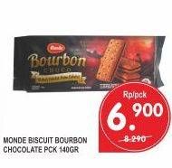 Promo Harga MONDE Bourbon Chocolate 140 gr - Superindo