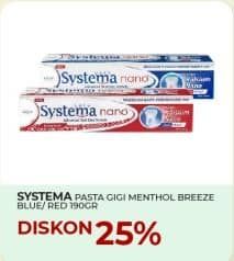 Promo Harga Systema Toothpaste Menthol Breeze 190 gr - Yogya