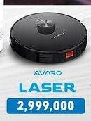 Promo Harga Avaro AVARO Laser Robotic Vacuum Cleaner With Aplikasi  - Electronic City