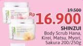 Promo Harga Shinzui Body Scrub Hana, Kirei, Matsu, Myori, Sakura 200 gr - Alfamidi