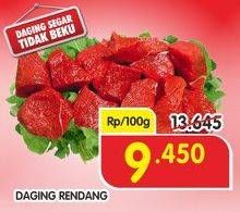 Promo Harga Daging Rendang Sapi per 100 gr - Superindo