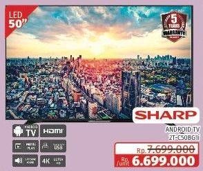 Promo Harga SHARP 2T-C50BG1i | LED TV 50"  - Lotte Grosir