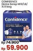 Promo Harga Confidence Adult Pants Slim & Fit Extra Absorb L8, M10, XL6 6 pcs - Indomaret