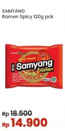 Promo Harga Samyang Hot Chicken Ramen Spicy 120 gr - Indomaret