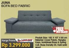 Promo Harga JUNA Sofa Bed Fabric  - COURTS