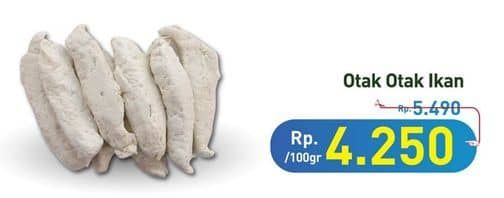 Promo Harga Otak Otak Ikan Curah per 100 gr - Hypermart