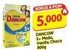 Promo Harga Dancow Nutritods 5+ Cokelat, Vanila, Madu 800 gr - Alfamidi
