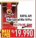 Promo Harga Kapal Api Kopi Bubuk Special Mix per 10 sachet 25 gr - Hypermart