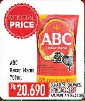 Promo Harga ABC Kecap Manis 700 ml - Hypermart