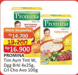 Promo Harga PROMINA Bubur Tim 8+/Sweet Cereal  - Alfamart