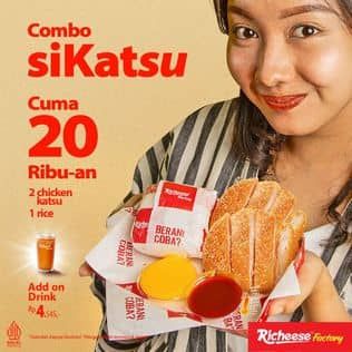 Promo Harga Combo siKatsu  - Richeese Factory