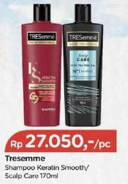 Promo Harga Tresemme Shampoo Keratin Smooth, Scalp Care 170 ml - TIP TOP