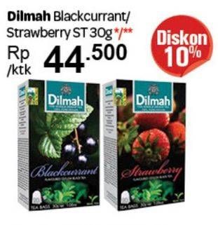 Promo Harga Dilmah Tea Blackcurrant, Strawberry 30 gr - Carrefour