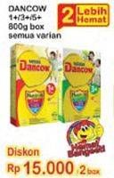 Promo Harga DANCOW Nutritods 1+/3+/5+ All Variants per 2 box 800 gr - Indomaret
