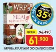Promo Harga WRP Lose Weight Meal Replacement Cokelat 324 gr - Superindo