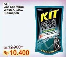 Promo Harga KIT Wash & Glow Car Shampoo 800 ml - Indomaret
