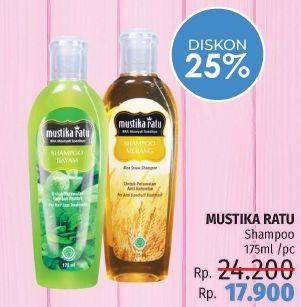 Promo Harga MUSTIKA RATU Shampoo 175 ml - LotteMart