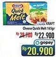 Promo Harga KRAFT Quick Melt 165 gr - Hypermart