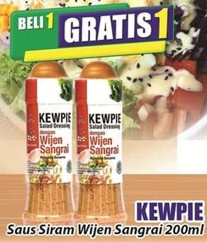 Promo Harga Kewpie Saus Siram Wijen Sangrai 200 ml - Hari Hari