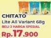 Promo Harga CHITATO Lite Snack Potato Chips  All Variants 68 gr - Yogya