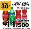 Promo Harga COCA COLA Minuman Soda 1500 ml - Giant