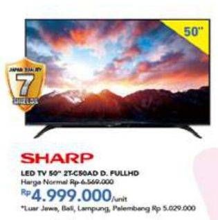 Promo Harga SHARP 2T-C50AD1i Full-HD 50"  - Carrefour