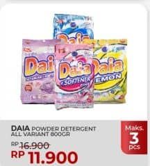 Promo Harga Daia Deterjen Bubuk All Variants 800 gr - Yogya