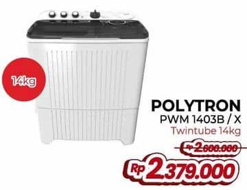 Promo Harga Polytron PWM 1403B/X  - Yogya