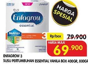 ENFAGROW 3 Susu Pertumbuhan Essential Vanila 400 g/ 800 g