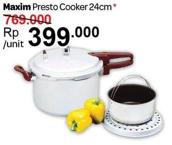 Promo Harga MAXIM Presto Cooker 24 Cm  - Carrefour