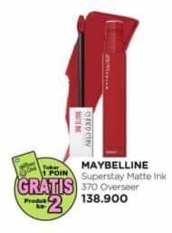 Promo Harga Maybelline Super Stay Matte Ink 370 Overseer 5 ml - Watsons