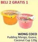 Promo Harga WONG COCO Pudding Mangga, Guava, Kelapa 120 gr - Alfamidi
