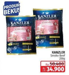 Promo Harga Kanzler Smoked Beef Roll 250 gr - Lotte Grosir