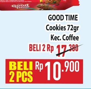 Promo Harga Good Time Cookies Chocochips Kecuali Coffee 72 gr - Hypermart