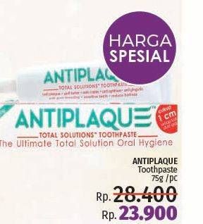 Promo Harga ANTIPLAQUE Toothpaste 75 gr - LotteMart