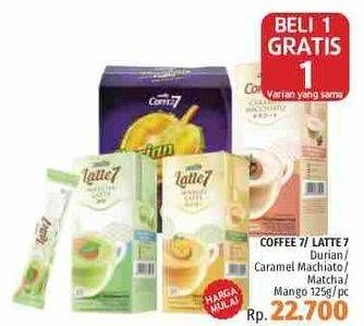 Promo Harga Coffee7 Durian / Caramel Machiato  - LotteMart