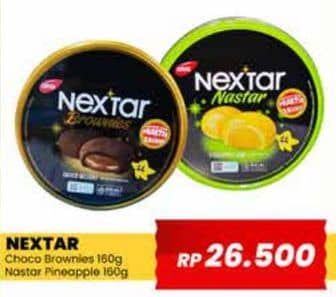 Promo Harga Nabati Nextar Cookies Brownies Choco Delight, Nasta Pineaplle 160 gr - Yogya