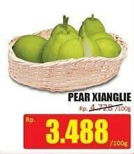 Promo Harga Pear Xiang Lie per 100 gr - Hari Hari