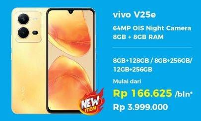 Promo Harga Vivo V25e 8GB + 256GB, 8GB + 128GB, 12GB + 256GB  - Erafone