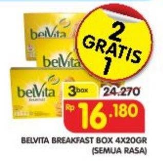 Promo Harga BELVITA Biskuit Breakfast All Variants per 3 box 4 pcs - Superindo