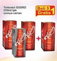 Promo Harga Sosro Teh Botol All Variants 250 ml - Indomaret