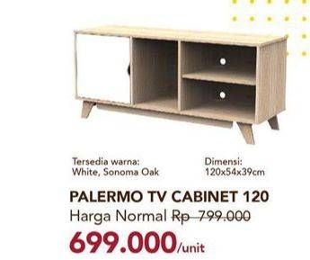 Promo Harga Palermo TV Cabinet  - Carrefour