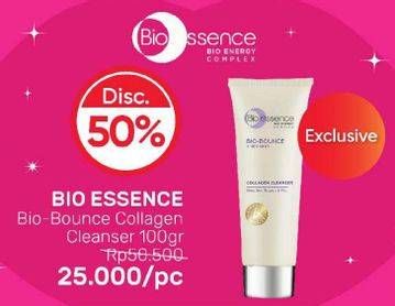 Promo Harga BIO ESSENCE Bio Bounce Collagen Cleanser 100 gr - Guardian