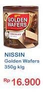 Promo Harga NISSIN Golden Wafers 350 gr - Indomaret